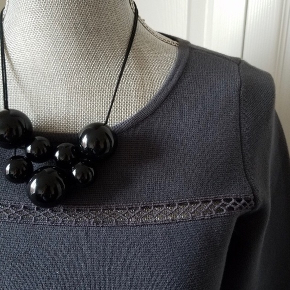 🎉HP! LOFT NWT Dark Grey Top XXSP - Picture 2 of 7